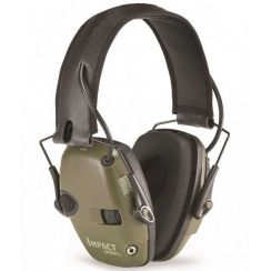 Активные наушники для стрельбы Howard Leight Impact Sport, оливковые