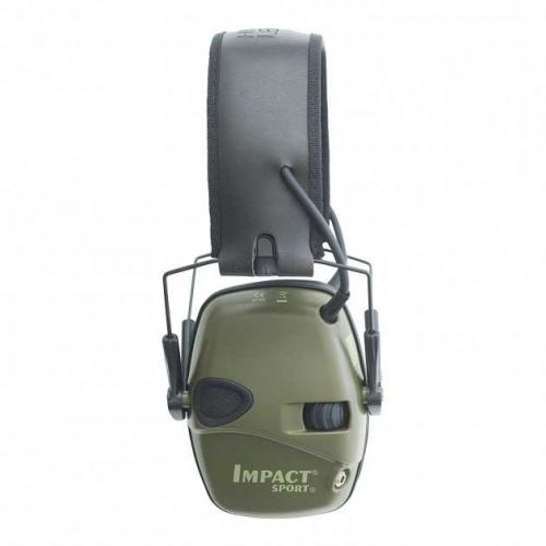 Активные наушники для стрельбы Howard Leight Impact Sport, оливковые