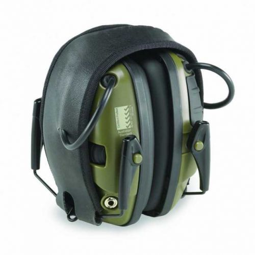 Активные наушники для стрельбы Howard Leight Impact Sport, оливковые
