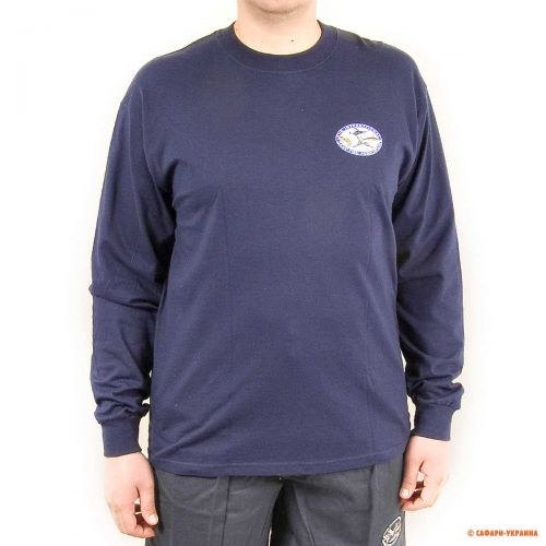 Чоловіча футболка з довгим рукавом IGFA Logo Navy, 100% бавовна Чоловіча футболка з довгим рукавом IGFA Logo Navy, 100% бавовна