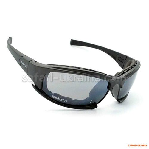 Окуляри тактичні Daisy X7 (Polarized) армійські, 4 комплекта лінз 