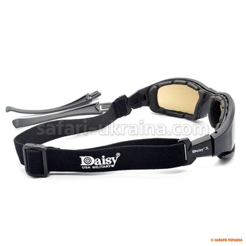 Окуляри тактичні Daisy X7 (Polarized) армійські, 4 комплекта лінз 