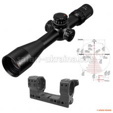 Приціл KAHLES K 525i CCW 5-25x56/SKMR4-left, моноблок Spuhr SP-4602C (комісійний товар)