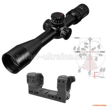 Приціл KAHLES K 525i CCW 5-25x56/SKMR4-left, моноблок Spuhr SP-4602C (комісійний товар)