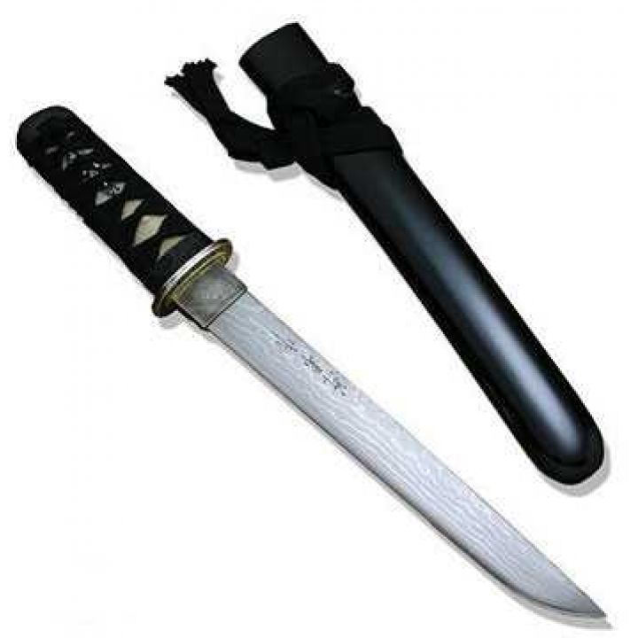 Нож Kanetsune Seki Sora, длина клинка 215 мм, кожа ската (шнур)