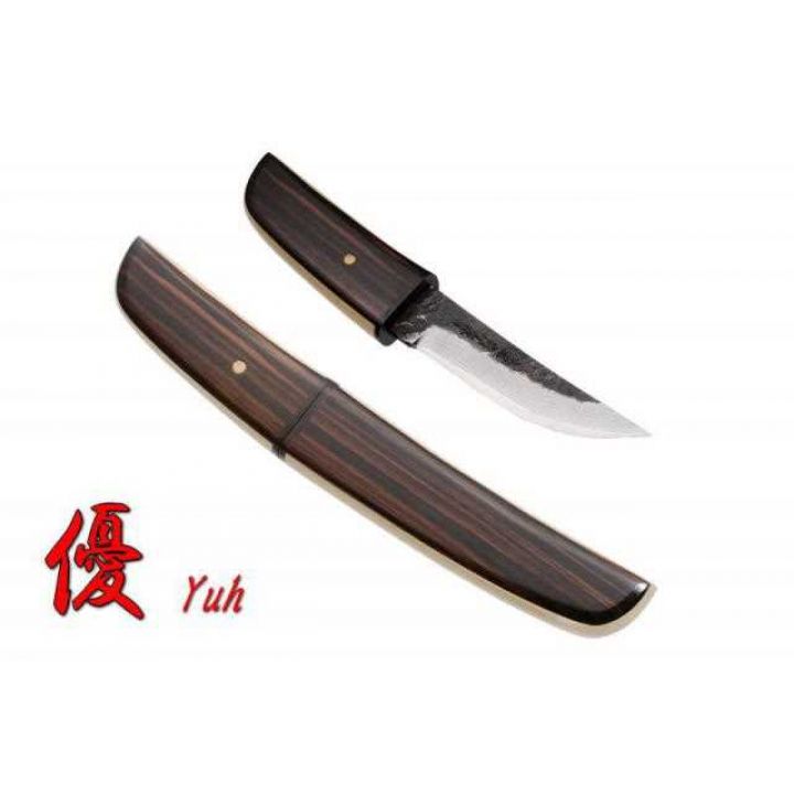 Подарочный охотничий нож Kanetsune Seki Yuh, длина клинка 120 мм, магнолия