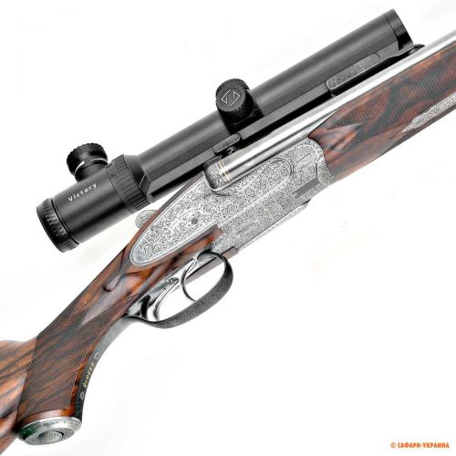 Штуцер триствольний Karl Hauptmann, кал .375 Fl. Mag 