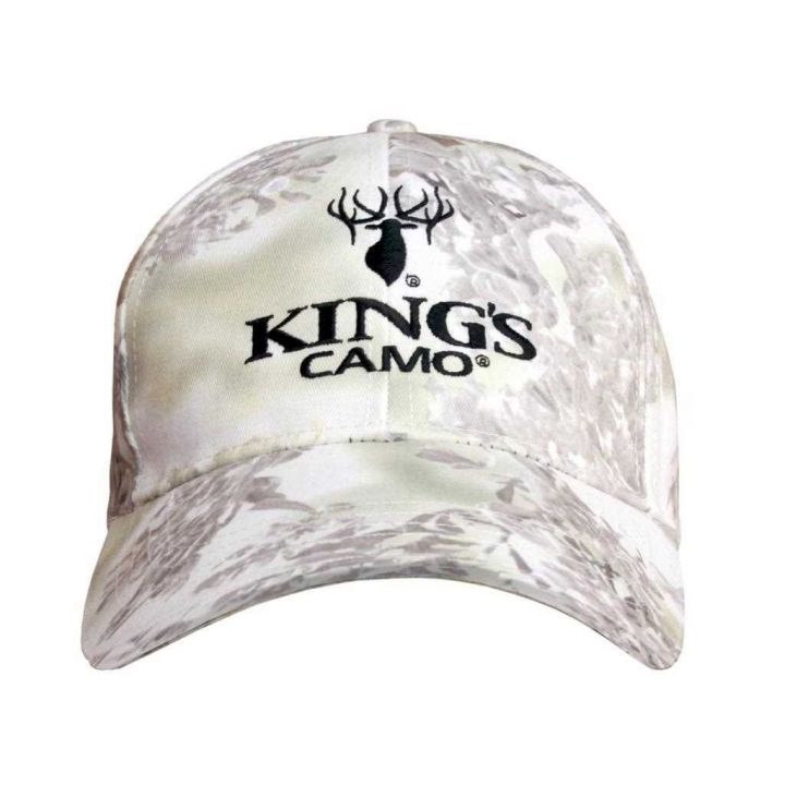 Детская кепка для охоты Kings Series Embroidered Hat, снежный камуфляж
