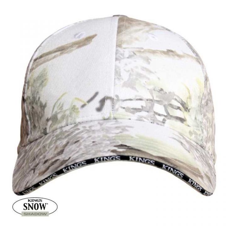 Детская кепка для охоты Kings Series Blank Hat, снежный камуфляж