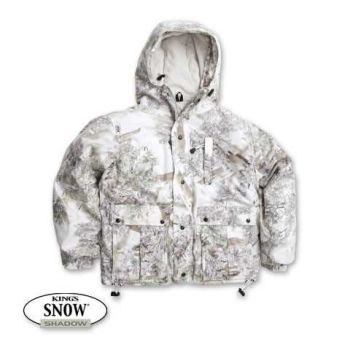 Дитяча мембранна куртка для полювання Kings Insulated Parka, сніговий камуфляж