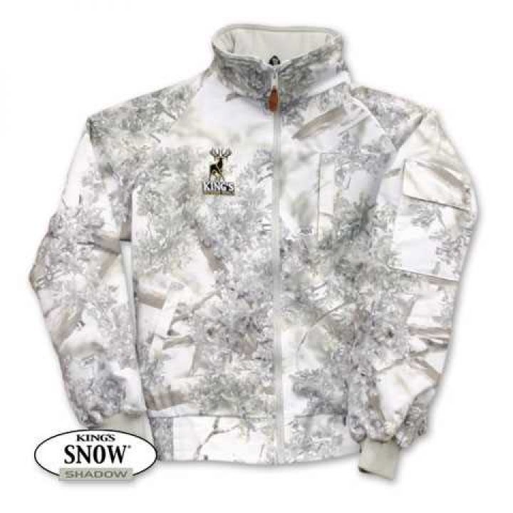 Ветрозащитная охотничья куртка Kings Bomber Un-Insulated, цвет Snow Shadow