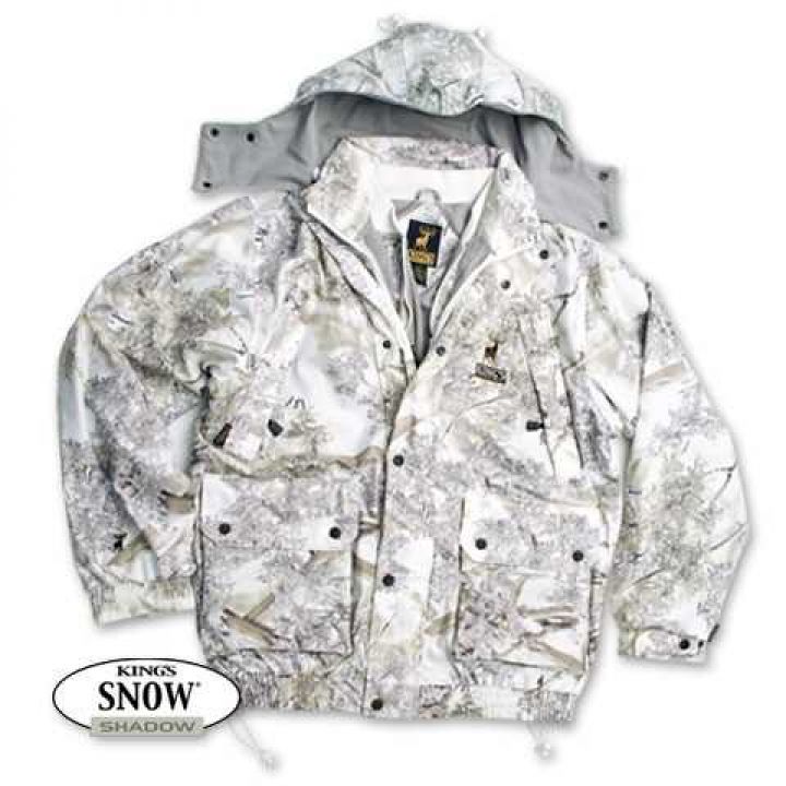 Зимова куртка 2в1 з капюшоном Kings TX Super Quad Parka, колір Snow Shadow 
