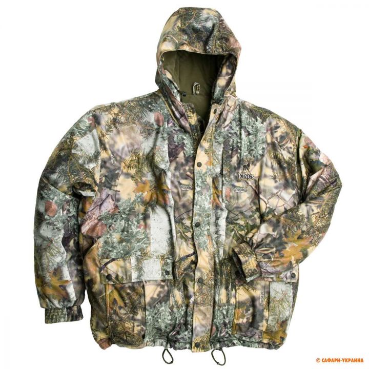 Утеплена мисливська куртка Kings, з мембраною, колір Mountain Shadow 