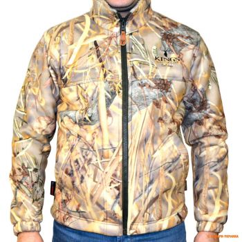 Куртка охотничья флисовая ветрозащитная Kings Fleece Jacket, цвет Field Shadow
