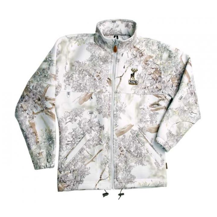 Куртка охотничья флисовая ветрозащитная Kings Fleece Jacket, цвет Snow Shadow
