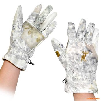 Перчатки маскировочные Kings Lightweight Glove, цвет Snow, без утеплителя
