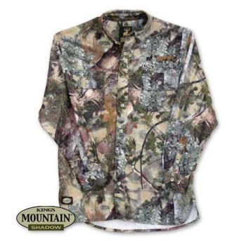 Флісова сорочка для полювання Kings Hunter Shirt технологія Quick Dry, Mountain Shadow