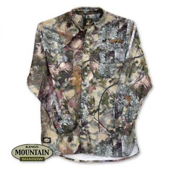 Флисовая рубашка для охоты Kings Hunter Shirt технология Quick Dry, Mountain Shadow