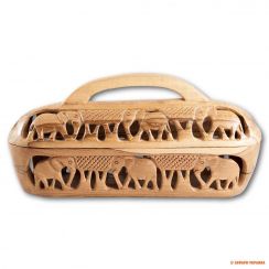 Декоративна чаша з африканського дерева Kudu Exclusives, 35,5 х 10 х 16,5 см