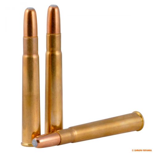 Патрон Kynoch, кал .375 Flanged Magnum, тип пули: Soft Nose, вес: 19,4 g/300 grs