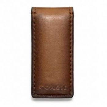 Кожаный зажим для денег Legaсy Leather Money clip, коричневый