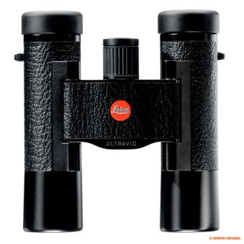 Бинокль для охоты Leica Ultravid BL, кратность 10х, объектив 25 мм, корпус с кожаной отделкой