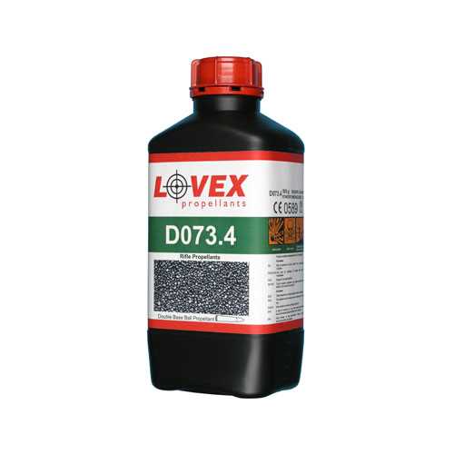Порох мисливський Lovex D073.4 (0,5 кг), куля FMJ - 3,6 г, калібри .223 Rem, .270 Win 