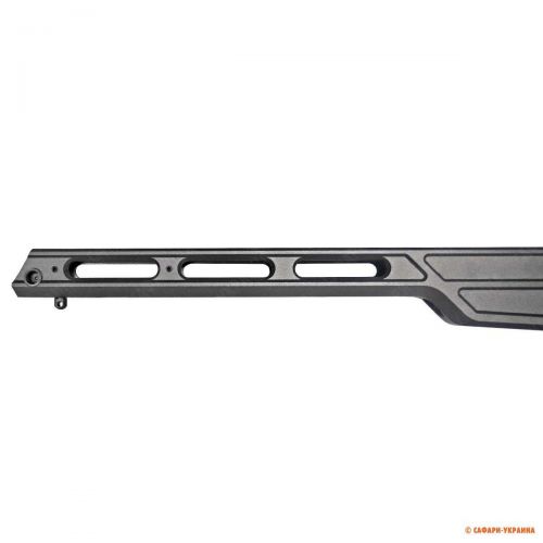 Ложа для зброї Lufa для Howa, Weatherby Vanguard, матеріал: алюмінієвий сплав 7075, колір графітовий 