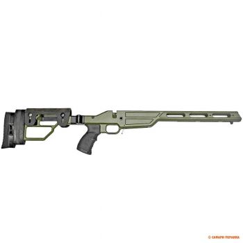Ложа для оружия Lufa для Howa, Weatherby Vanguard, материал: алюминиевый сплав 7075, цвет зеленый