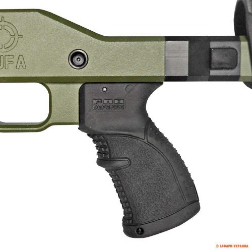 Ложа для зброї Lufa для Howa, Weatherby Vanguard, матеріал: алюмінієвий сплав 7075, колір зелений 