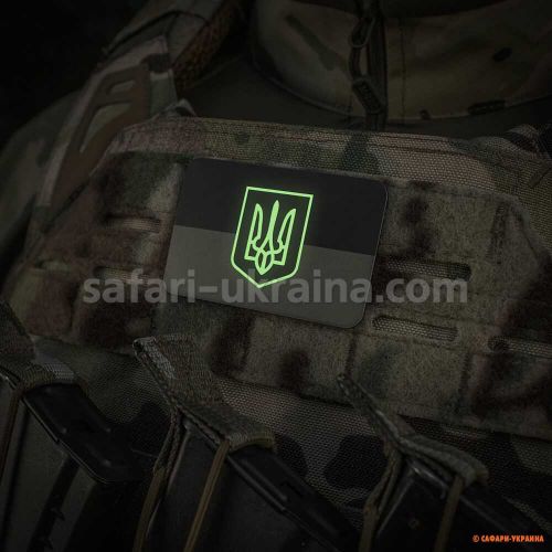 M-TAC нашивка флаг Украины с гербом (80х50 мм) Olive/GID