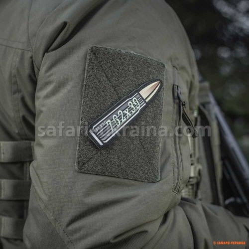 M-Tac нашивка 7,62x39 Ammo Black/GID