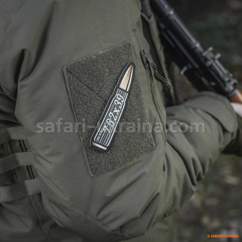 M-Tac нашивка 7,62x39 Ammo Black/GID