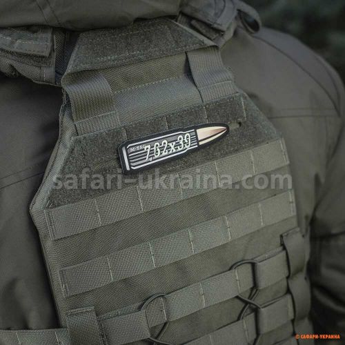 M-Tac нашивка 7,62x39 Ammo Black/GID
