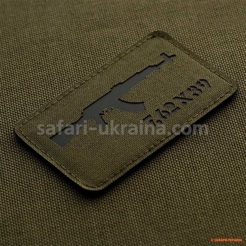 M-Tac нашивка AKM 7,62х39 Laser Cut Ranger Green/Black