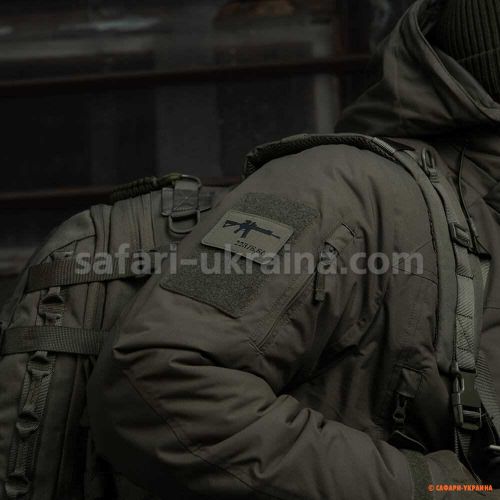 M-Tac нашивка AR-15 223/5,56 Laser Cut Ranger Green/Black
