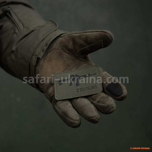 M-Tac нашивка AR-15 223/5,56 Laser Cut Ranger Green/Black