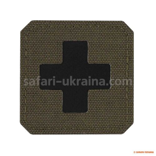 M-Tac нашивка Medic Cross Laser Cut Ranger Green/Black 