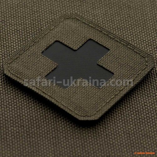 M-Tac нашивка Medic Cross Laser Cut Ranger Green/Black 