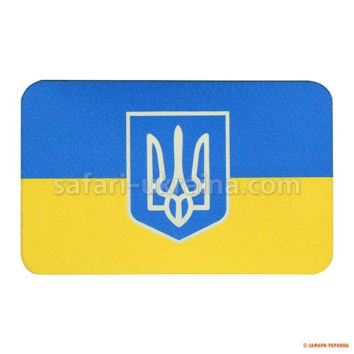 M-Tac нашивка прапор України з гербом (80х50 мм) Full color/GID 