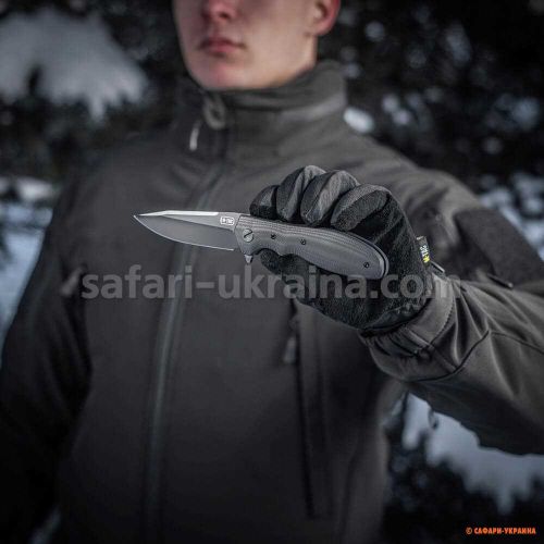 M-TAC ніж складаний Type 6 Black 