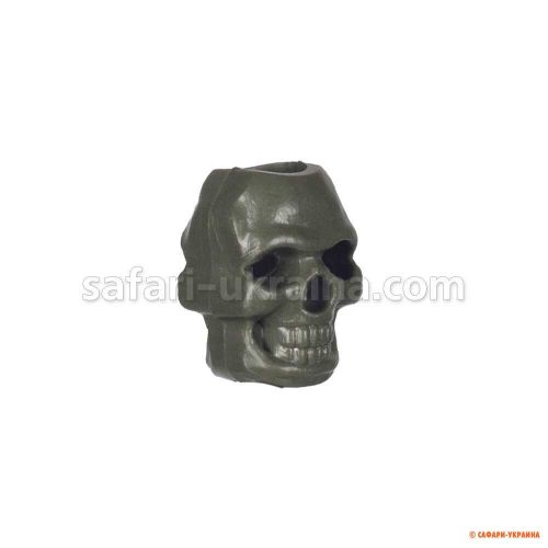 M-Tac бусина Skull Stopper Stopper Olive