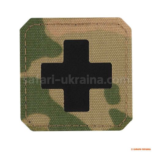 M-Tac нашивка Medic Cross Laser Cut Multicam/Black 