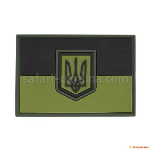M-Tac нашивка флаг Украины большой PVC Olive