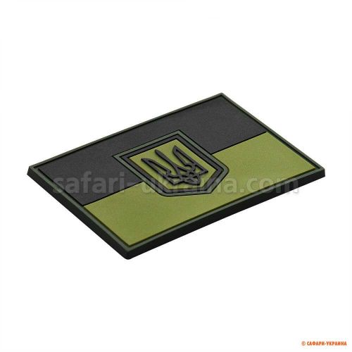 M-Tac нашивка флаг Украины большой PVC Olive