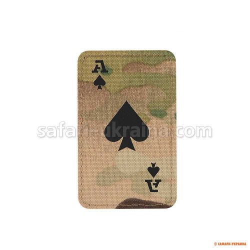 M-Tac нашивка Ace of Spades Laser Cut Multicam/Black M-Tac нашивка Ace of Spades Laser Cut Multicam/Black