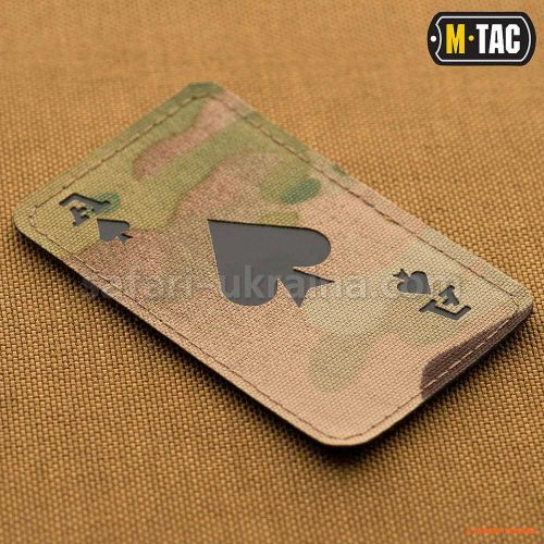 M-Tac нашивка Ace of Spades Laser Cut Multicam/Black 