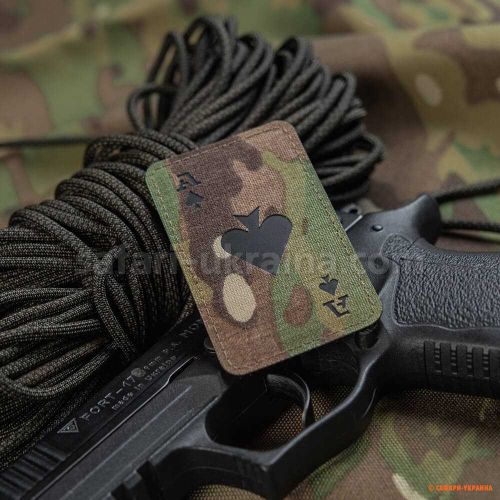 M-Tac нашивка Ace of Spades Laser Cut Multicam/Black 