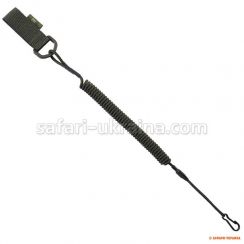 M-Tac шнур страхувальний з D-кільцем, олива