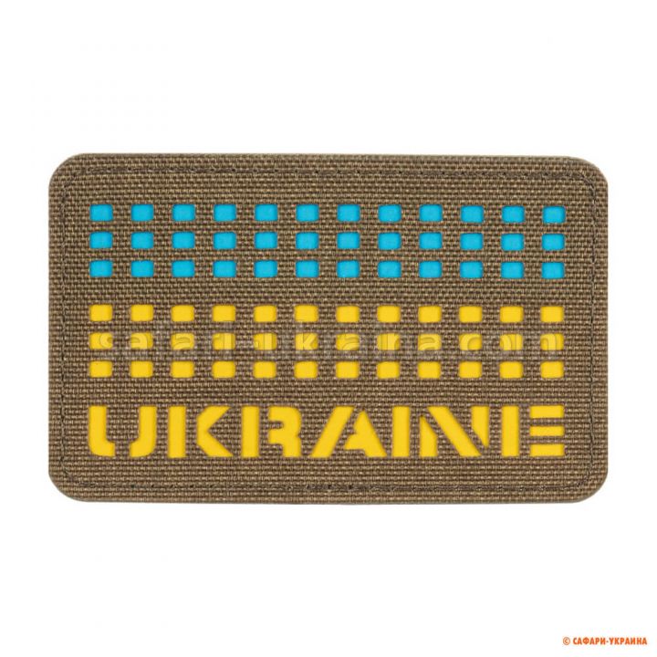 M-Tac Ukraine Laser Cut Coyote-Yellow-Blue-GID 